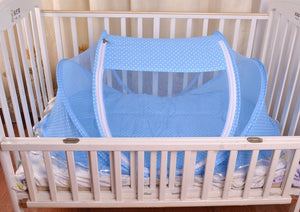 Foldable Baby Bed With Net and Pillow