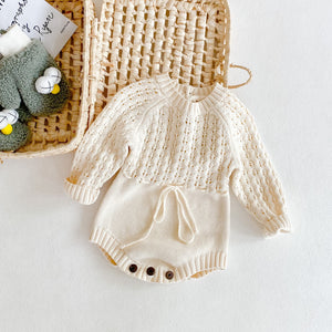 Knitted Hollow Waist Harpy Dress ( 6M - 3 Years)