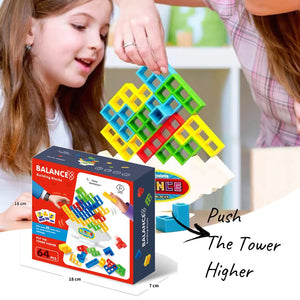 Tower Balance Stacking Board Games Building Blocks Toy