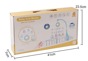 Melody crib with music box