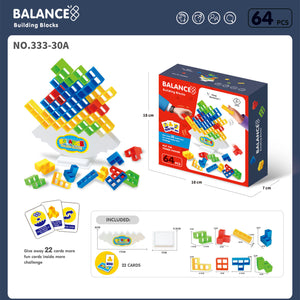 Tower Balance Stacking Board Games Building Blocks Toy