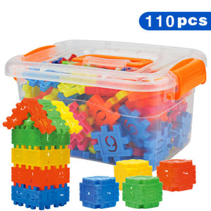 110-piece DIY 3D building block set